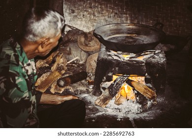 West Java Indonesia fireplace for cooking