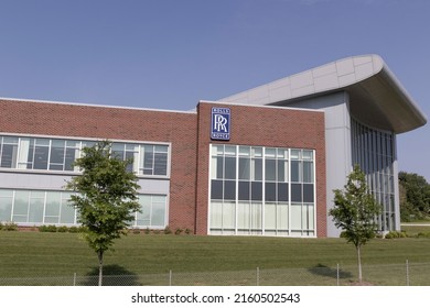 West Lafayette - Circa May 2022: Rolls Royce Purdue Technology Center Aerospace Building. Rolls Royce Conducts Testing And RD In The Aerospace Industry.