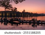 West Lake, a freshwater lake in Hangzhou, China.