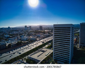 West Los Angeles Day Time 405 Freeway