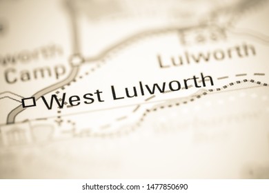 West Lulworth. United Kingdom on a geography map