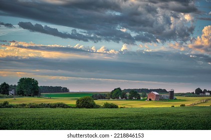 West Michigan Farm Stock Image.