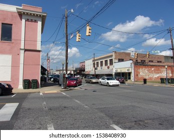 West Monroe, Louisiana / USA - October 18, 2019: Trenton Street