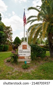 West Palm Beach, FL, USA - April 21, 2022: Photo Of The Old Northwood