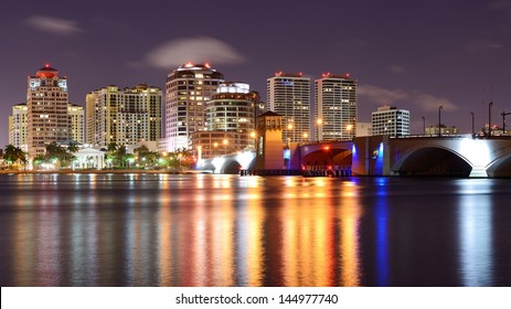 West Palm Beach, Florida, USA Skyline.