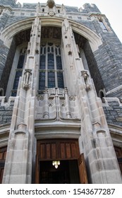 West Point, New York - August 31, 2019: West Point Military Academy Cadet Chapel Hosts The Largest Pipe Organ In The World