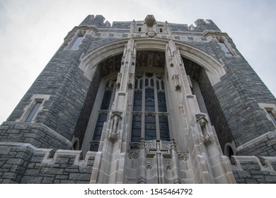 West Point, New York - August 31, 2019: West Point Military Academy Cadet Chapel A Protestant Denomination Chapel Used By Members Of The United States Corps Of Cadets