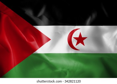 West Sahara Waving Flag