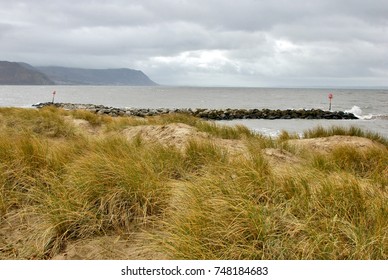 West Shore In Llandudno In North Wales In Winter