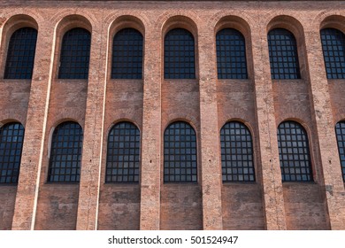 West Side Of The Basilica Of Constantine, Or Aula Palatina, At Trier, Germany