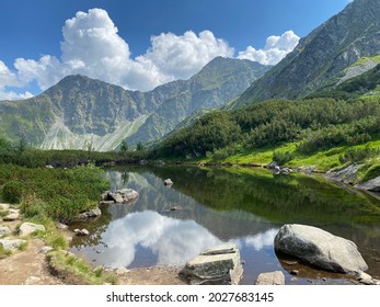West Tatras Slovakia, Rohacske pleso, Ostry Rohac, Placlive - Shutterstock ID 2027683145