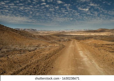 A West Texas Desert Road In The Middle Of Nowhere