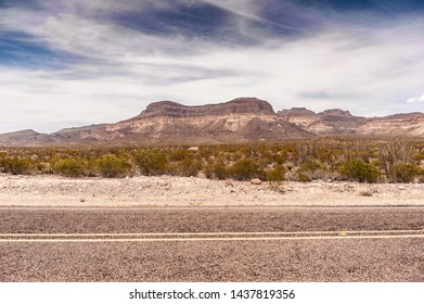 West Texas Driving On The Open Road