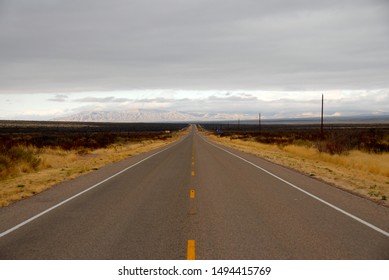 West Texas Landscape Road To Nowhere.