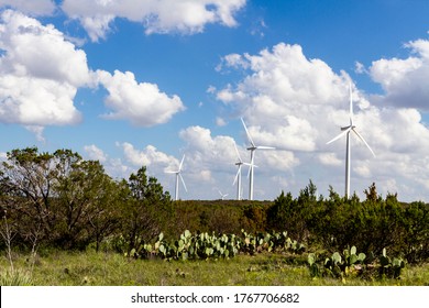 West Texas Windmill Farm Wind Power