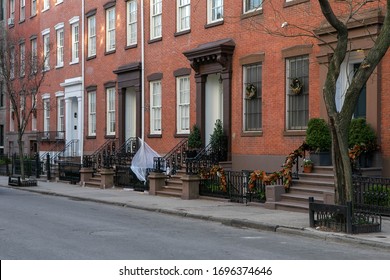 West Village Brownstones in New York 