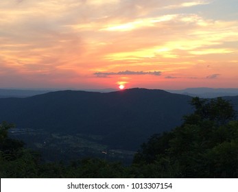 West Virginia Mountain Sunset