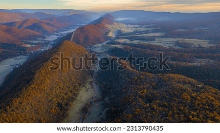 West Virginia Mountains Fall Foliage