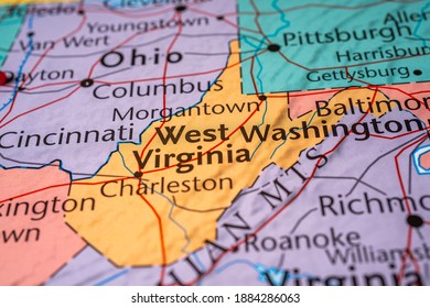 West Virginia On The USA Map