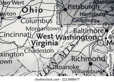 West Virginia On The USA Map