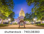 West Virginia State Capitol in Charleston, West Virginia, USA.