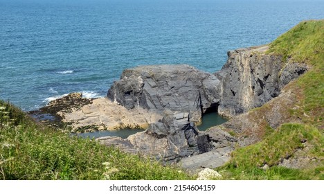 West Wales Coastal Path On Cardigan Bay