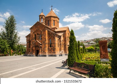 Western Asia,Eurasia,South Caucasus, Republic Of Armenia. Yerevan, Nork-Marash District. Exterior View Of The Surb Astvatsatsin Church.