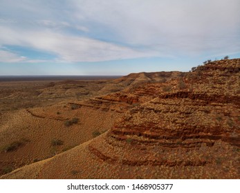 Western Australia Pilbara Desert Canyon Red Dirt Aerial