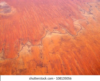 Western Australian Desert From The Air