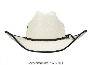 A Western Cowboy Hat Isolated On A White Background.