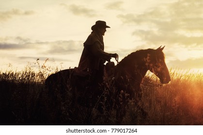 Western cowboy portrait