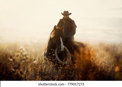 Western cowboy portrait - Shutterstock ID 779017273