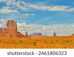 Western landscape in America Wild West