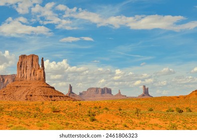 Western landscape in America Wild West
