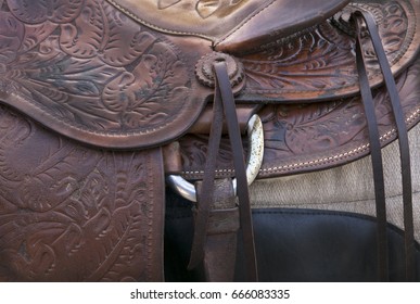 Western Leather Saddle