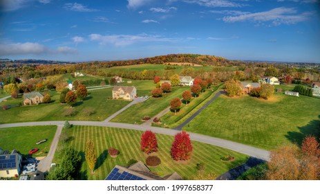 A Western Maryland Neighborhood During The Fall Season