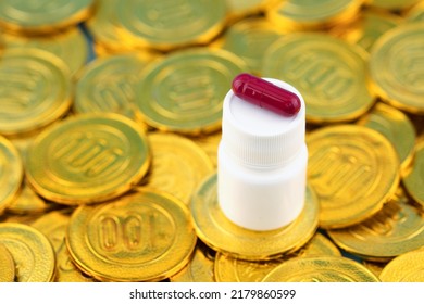 Western Medicine On Gold Coins