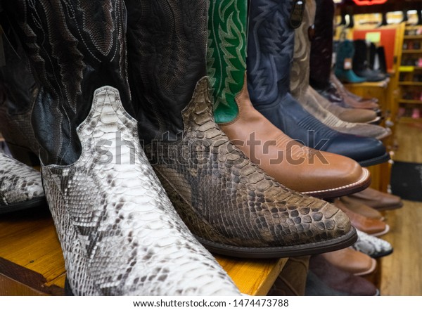 Western Style Snakeskin Boots Sale 
