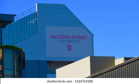 Western Sydney University Sign, Parramatta, New South Wales, Australia On15 June 2019.                               