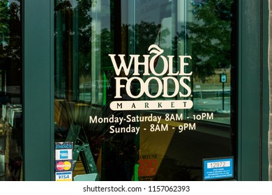 Westfield - Circa August 2018: Whole Foods Market. Amazon Is Expanding Whole Foods Delivery In Different US States VIII