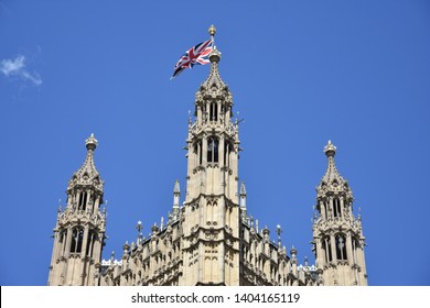 Westminster Abbey Viewed From Victoria Tower Gardens, London, UK