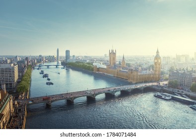 Westminster Aerial View, London, UK