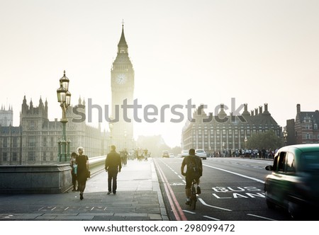 Similar – Image, Stock Photo road traffic City life