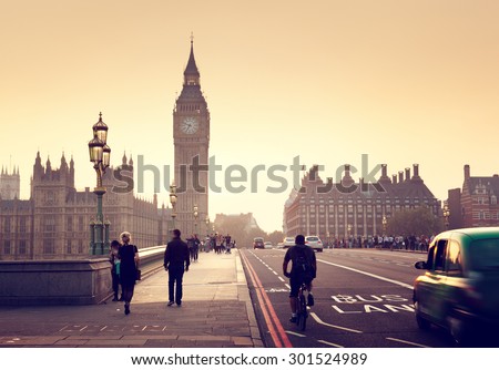 Similar – Image, Stock Photo crowd in town Lifestyle