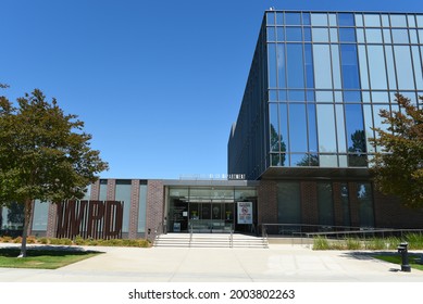 WESTMINSTER, CALIFORNIA - 5 JULY 2021: The Westminster Police Department Building Main Entrance At The Citys Civic Center.