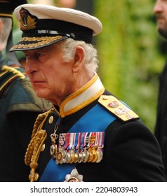 Westminster, London, England. 09.19.2022
HM King Charles III At The State Funeral Of HM QEII