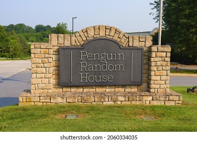 Westminster, Maryland, USA - July 20 2021: Penguin Random House Publishing Building Sign.