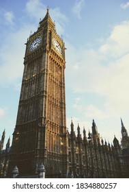 Westminster Silhouette Of London. United Kingdom.