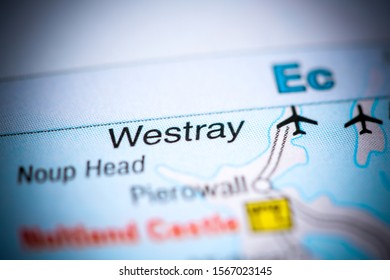 Westray. United Kingdom On A Map