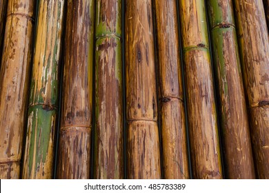 Wet Bamboo Raft Background